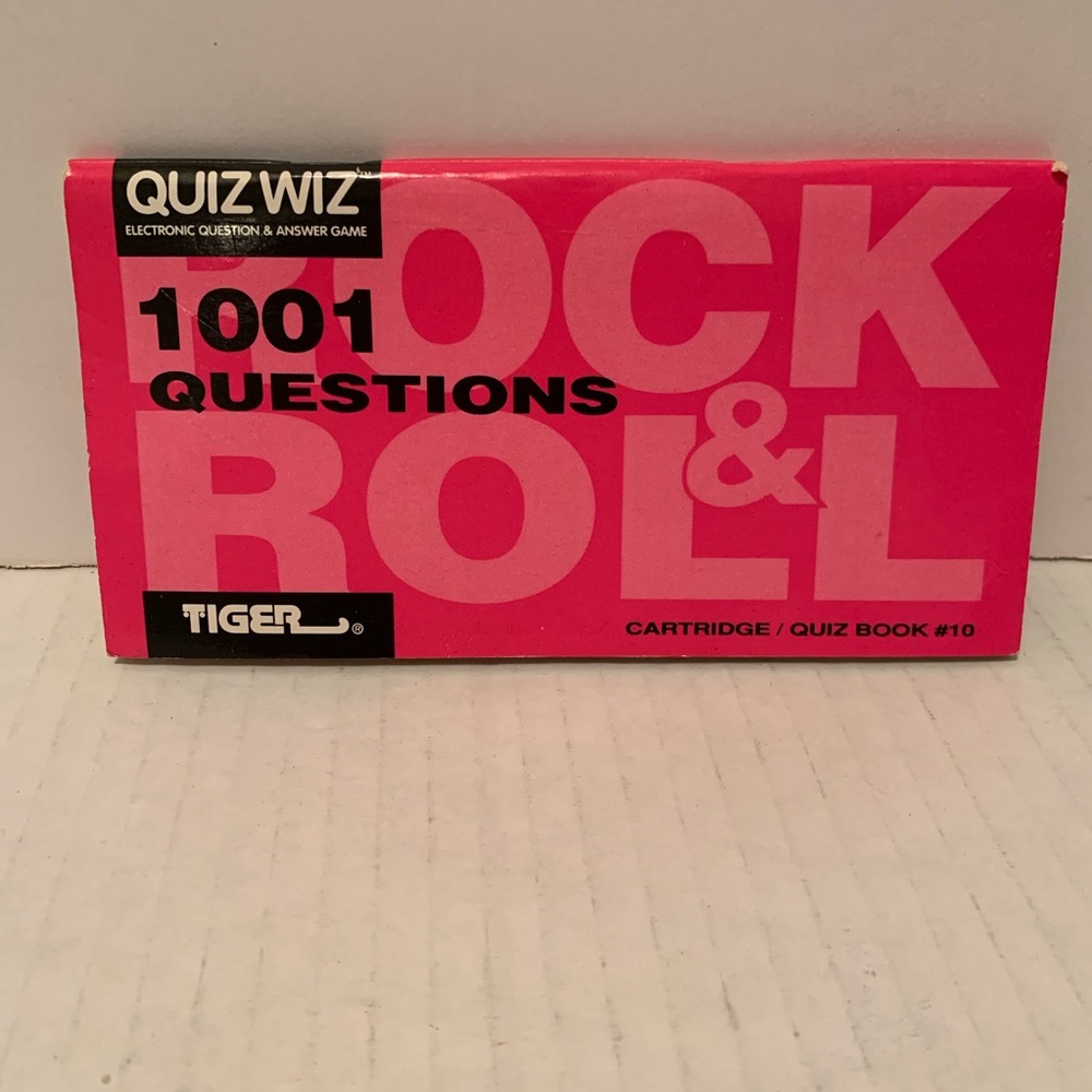 Tiger Quiz Wiz 1001 Rock & Roll Questions Book